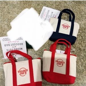 Trader Joe's Mini Tote Bags